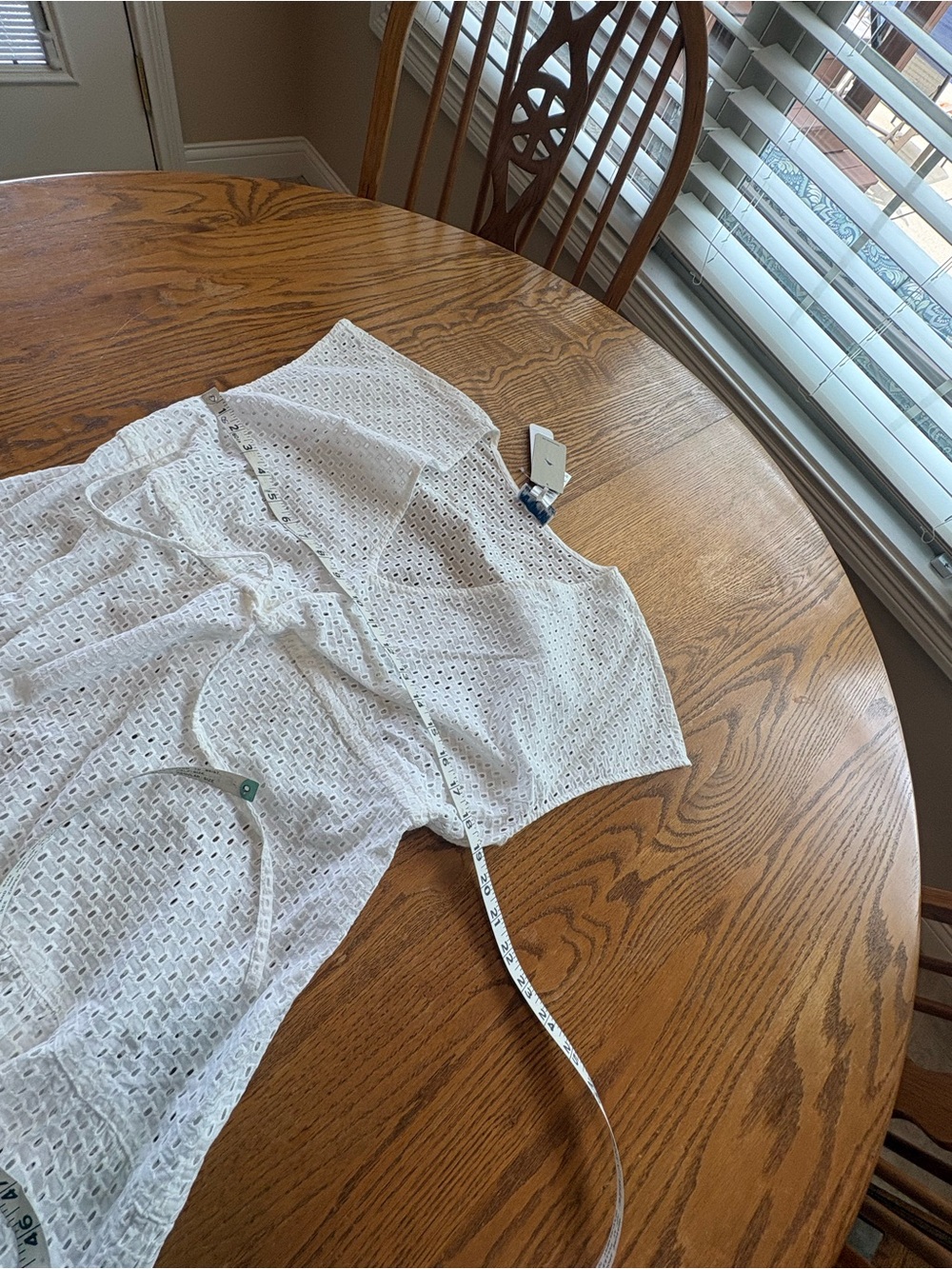 NWT Tommy Bahama Eyelet Cove V-neck Short Dress Swimsuit Cover Up White S - Picture 7 of 9